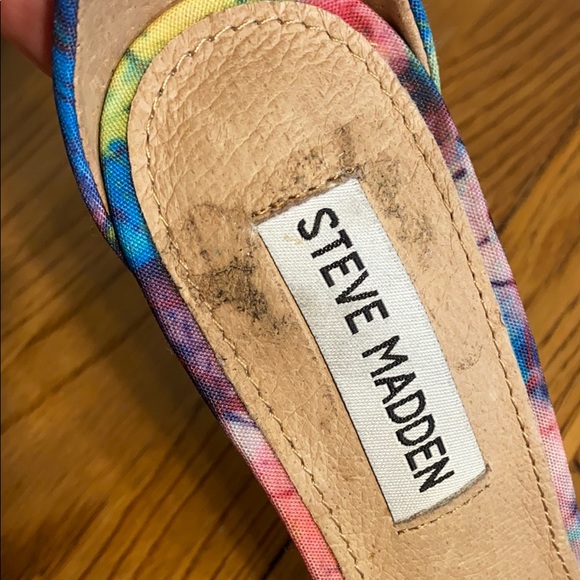 Steve Madden rainbow splatter heels - Picture 4 of 4